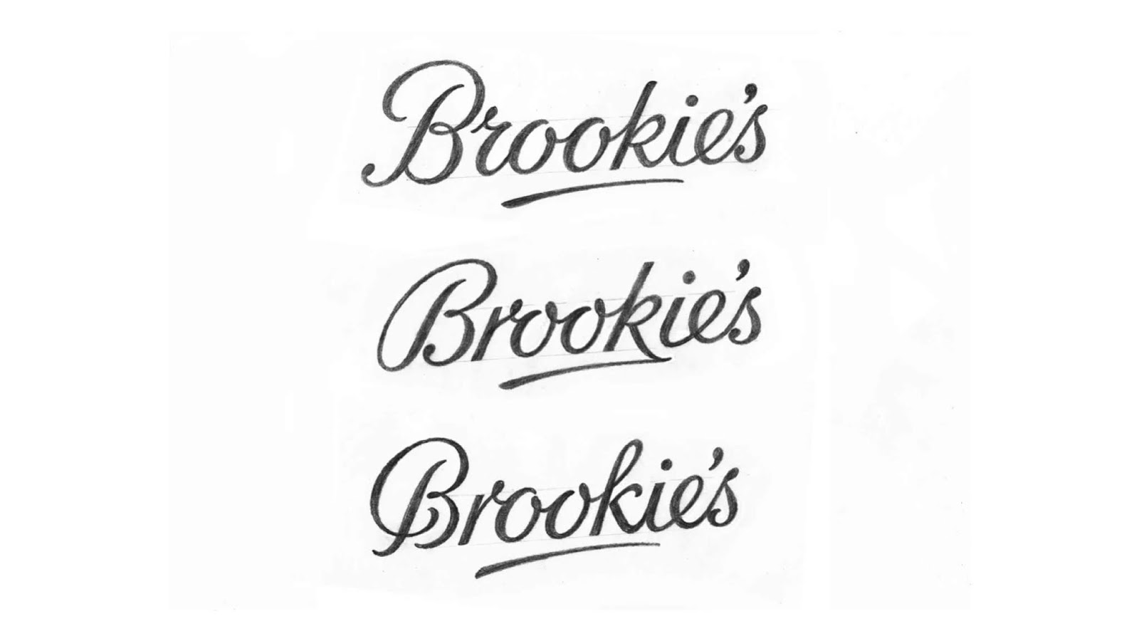 布鲁奇手写签名布鲁奇标志西安四喜品牌包装标志设计