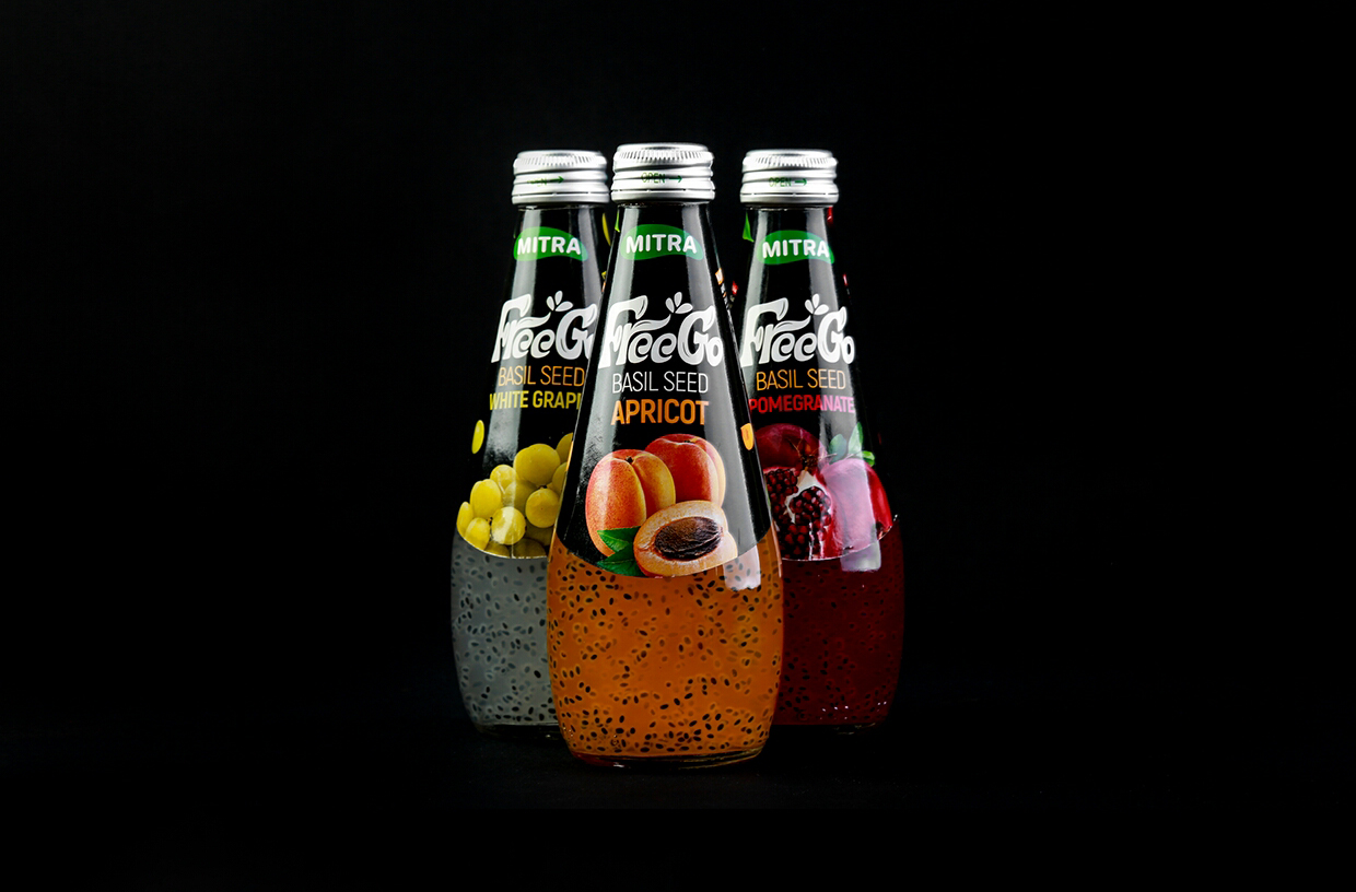 罗勒籽饮料西安四喜品牌包装设计