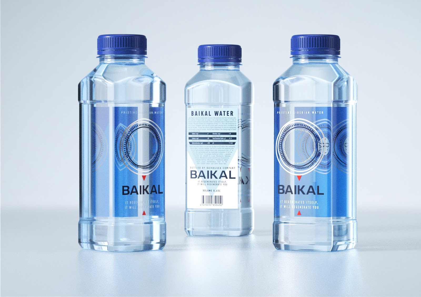 瓶装水包装设计案例