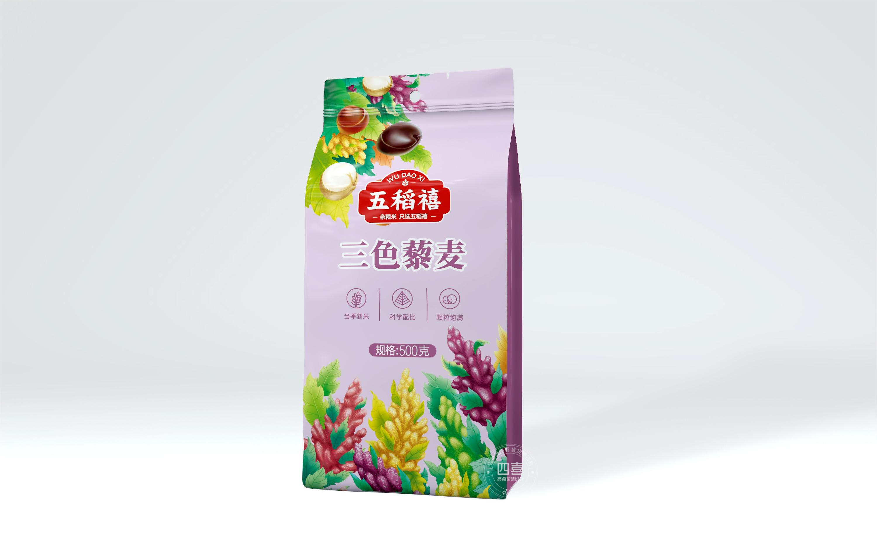 五稻禧杂粮包装设计(图1)